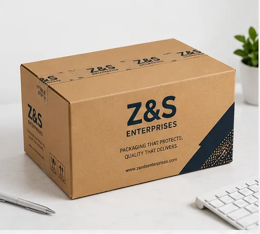 E-commerce shipping box.
