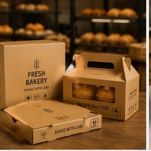 Food and bakery packaging carton.