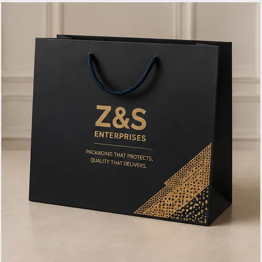 Luxury retail carrier bag.