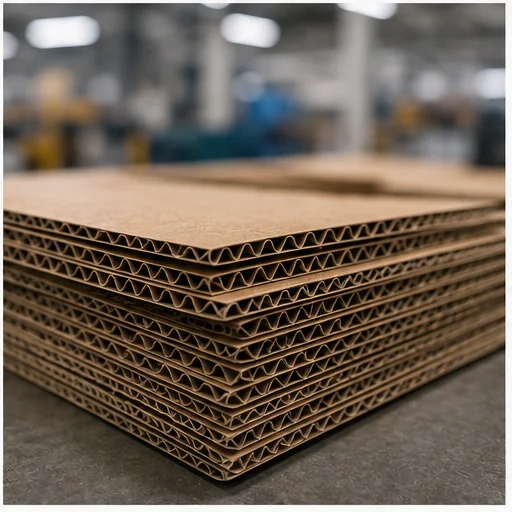 Corrugated cardboard structure.