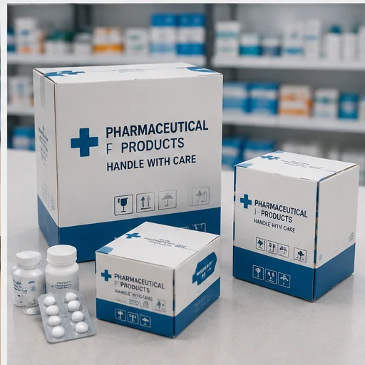 Pharmaceutical packaging carton.